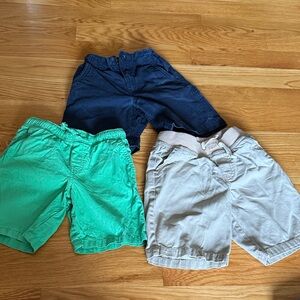 Kids' Lightweight Shorts - Blue, Green, Khaki